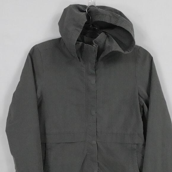 Toad&Co Swingout Jacket‎ Mens Medium Gray Hooded Full Zip Windbreaker Outdoors - Picture 4 of 14